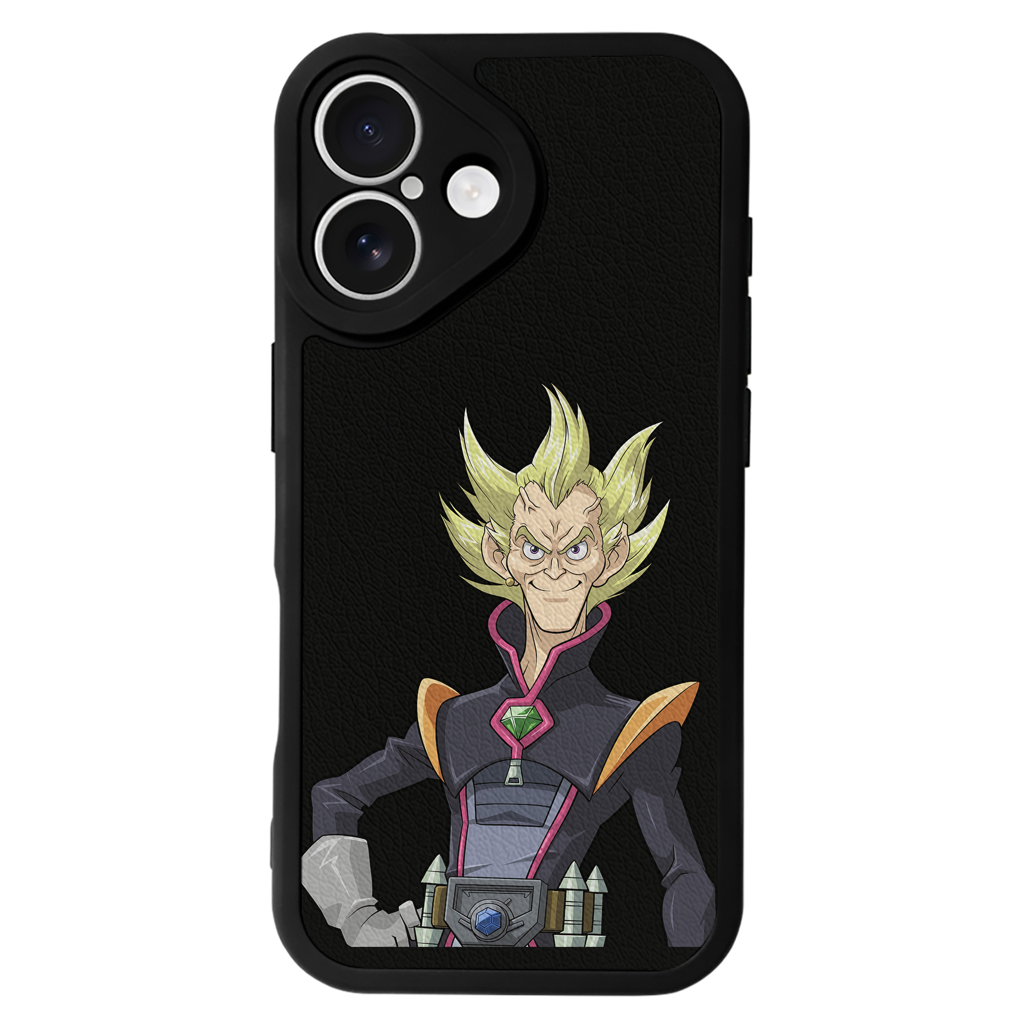 遊☆戯☆王 Yu-Gi-Oh! 【iPhone 16シリーズ対応】シリコンスマホケース（レザー調） 材質：シリコン